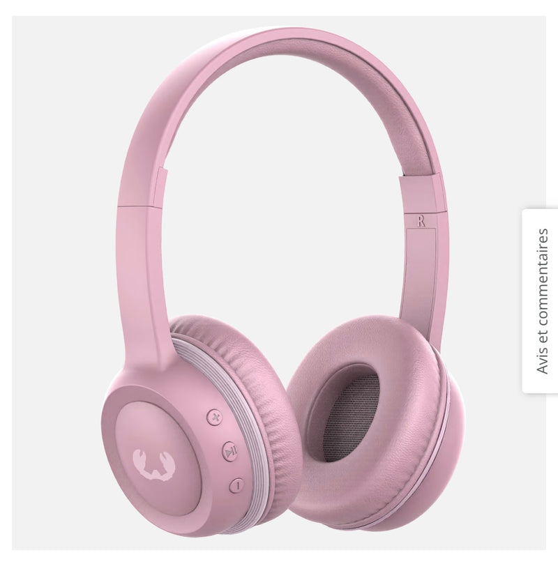 Casque Audio stéréo S/fil Bt pour fille Rose -2.400 F