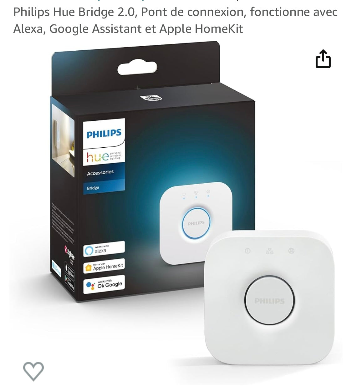 Philips hue bridge pont passerelle