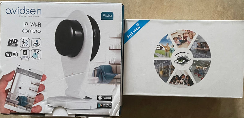 Lot de 2 Caméras de surveillance Wi-Fi - Destockage !!!