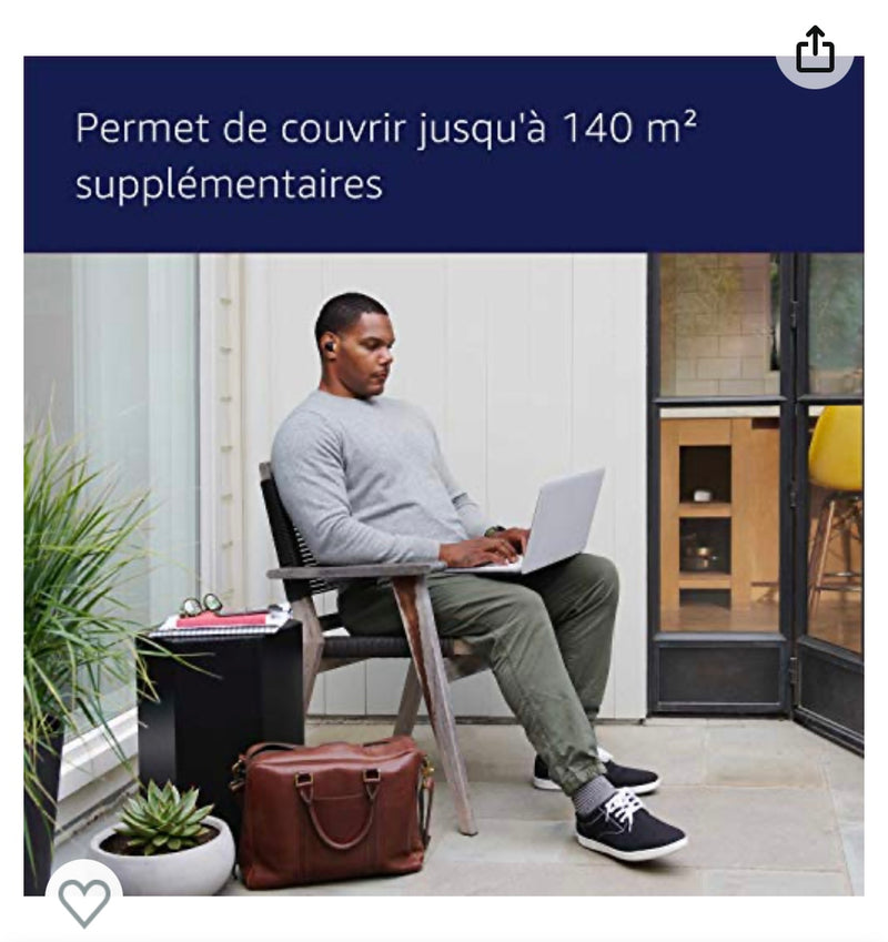 Wifi Répéteur Mesh eero 6 (étend réseau eero existant) -10.000F