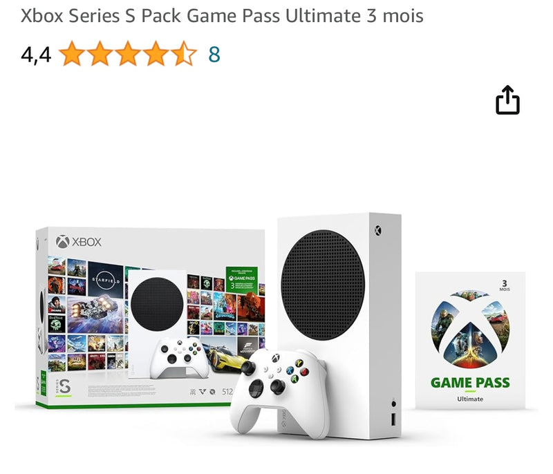 XBOX série S 512Gb -50.000F