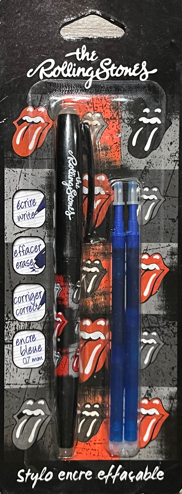 Rolling stones roller effaçable 0.7 bleu + 2 recharges -20%