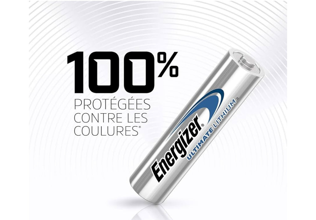 Piles AAA/LR3 1.5V Lithium blister de 4 -20%