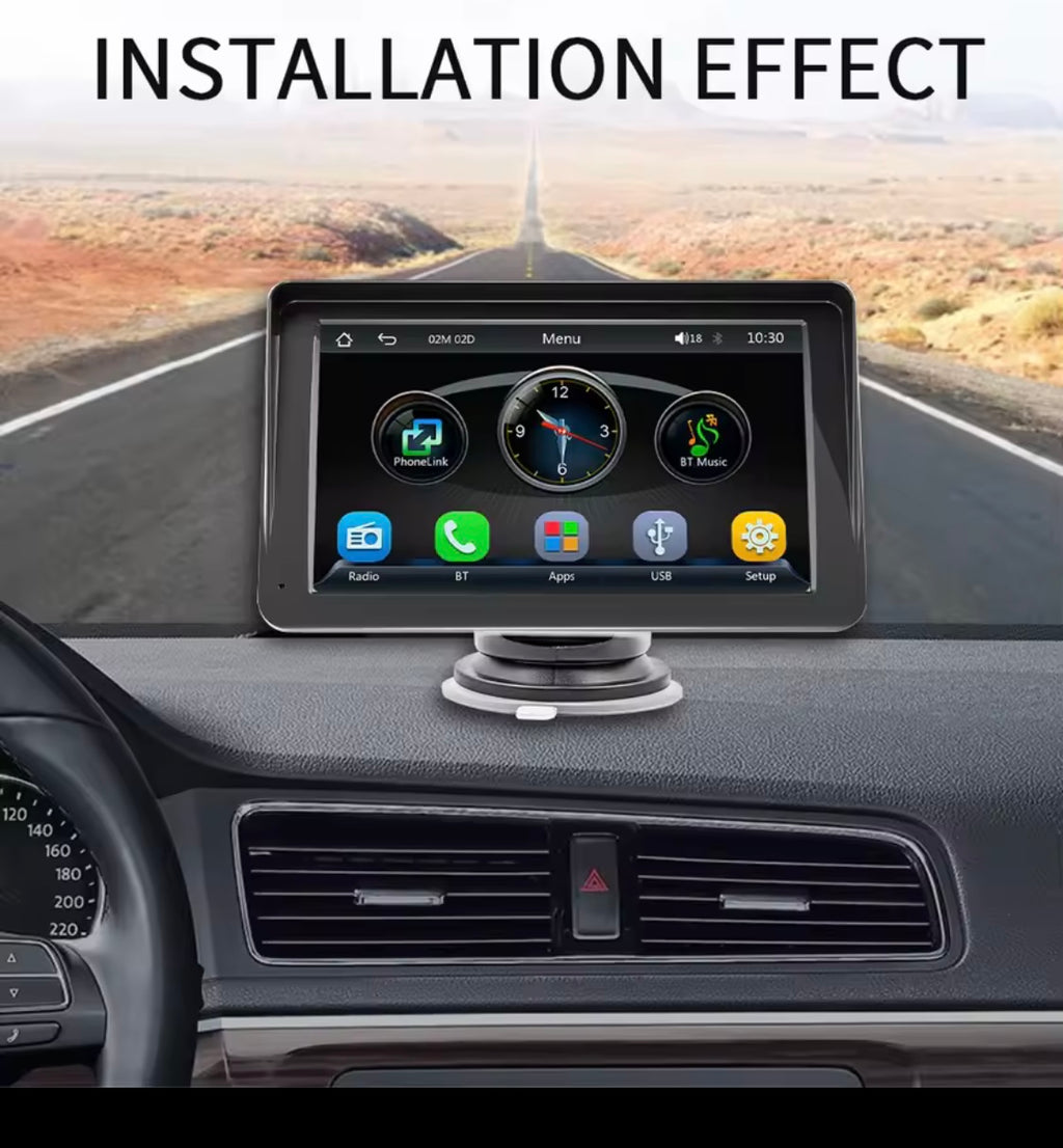 CarPlay et Android auto écran 7’ wireless