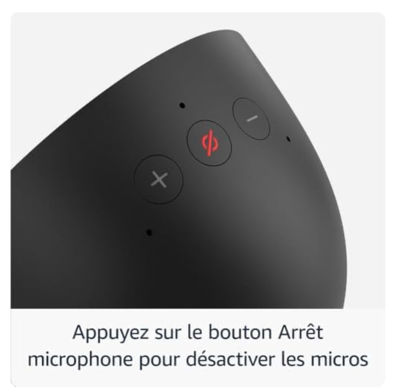 Echo Spot Réveil/Enceinte Connecté Noir avec Alexa -20.000F