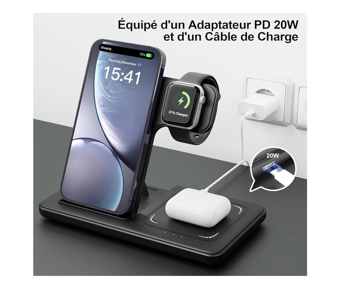 Chargeur S/Fil induction 3/1 -5.000 F