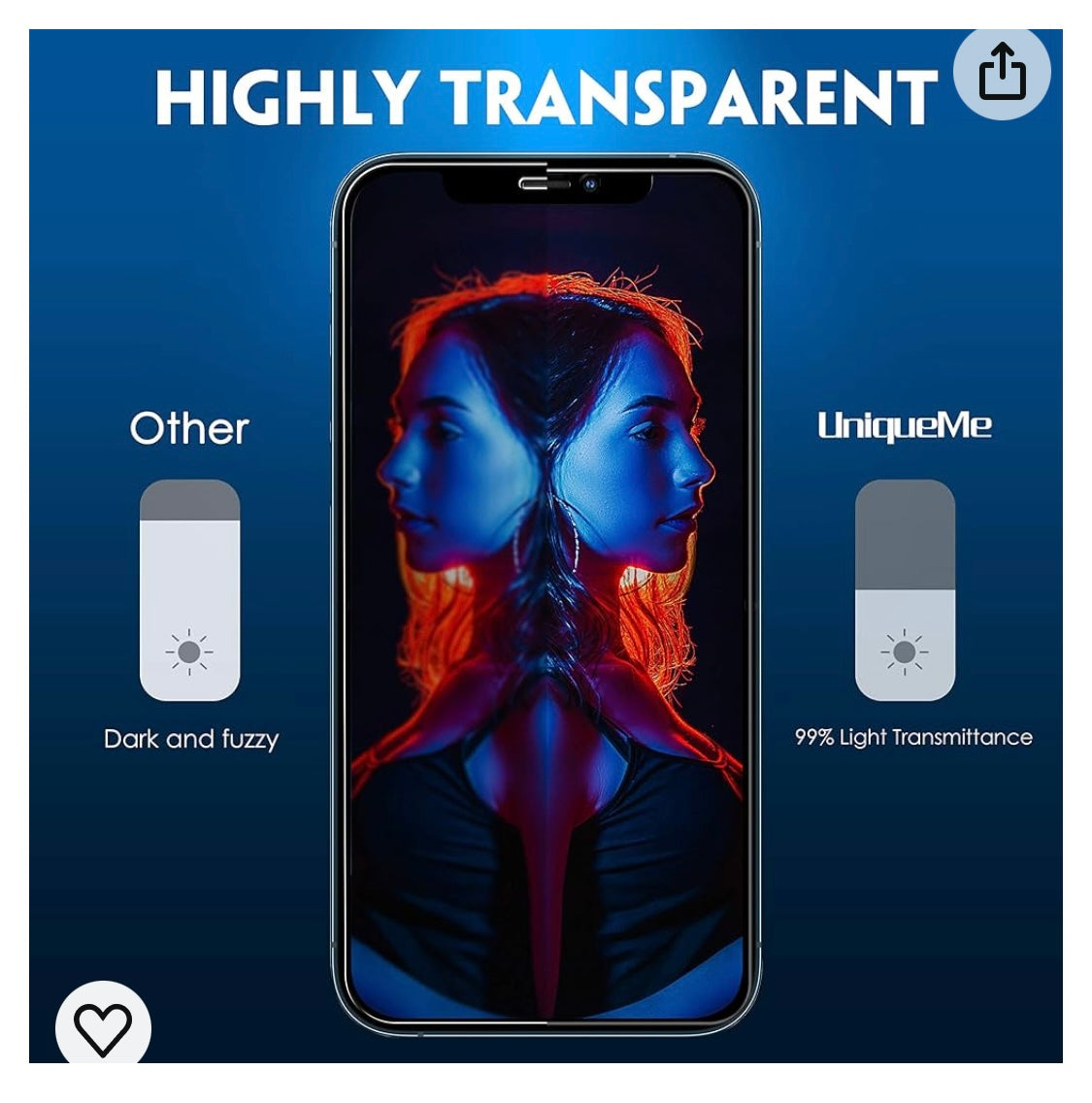 Protection verre trempé écran IPhone 12 Pro max (pack de 2) -Destockage !!!