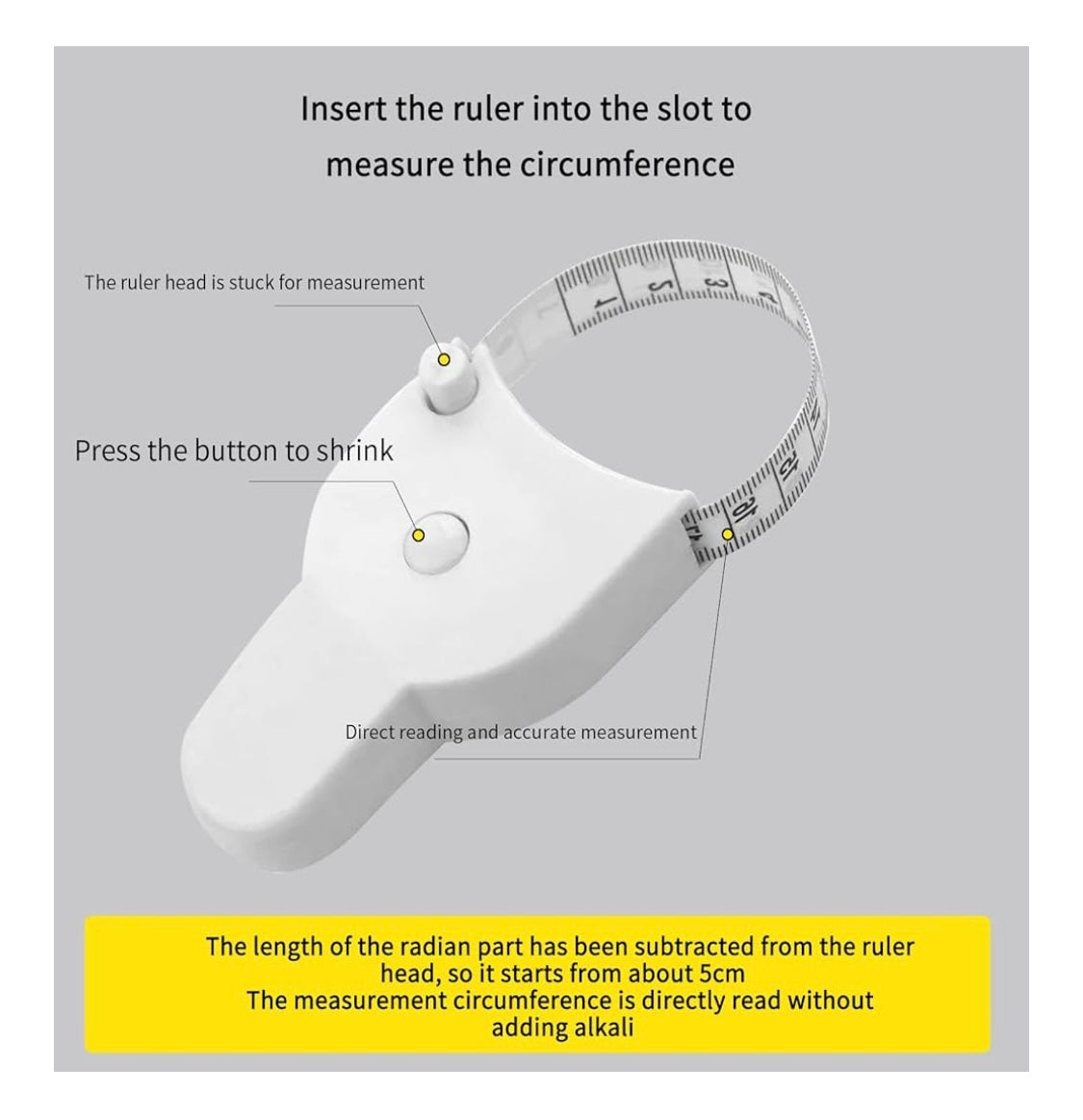 Metre ruban à mesurer corporel 150cm  -2.000F