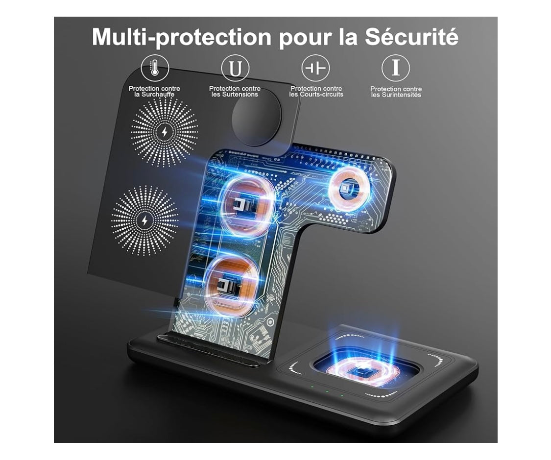 Chargeur S/Fil induction 3/1 -5.000 F