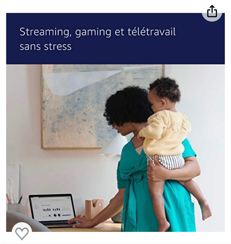 Wifi Répéteur Mesh eero 6 (étend réseau eero existant) -10.000F