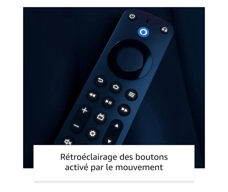 Télécommande Vocale Pro pour Fire Tv Stick/Cube -10.000F