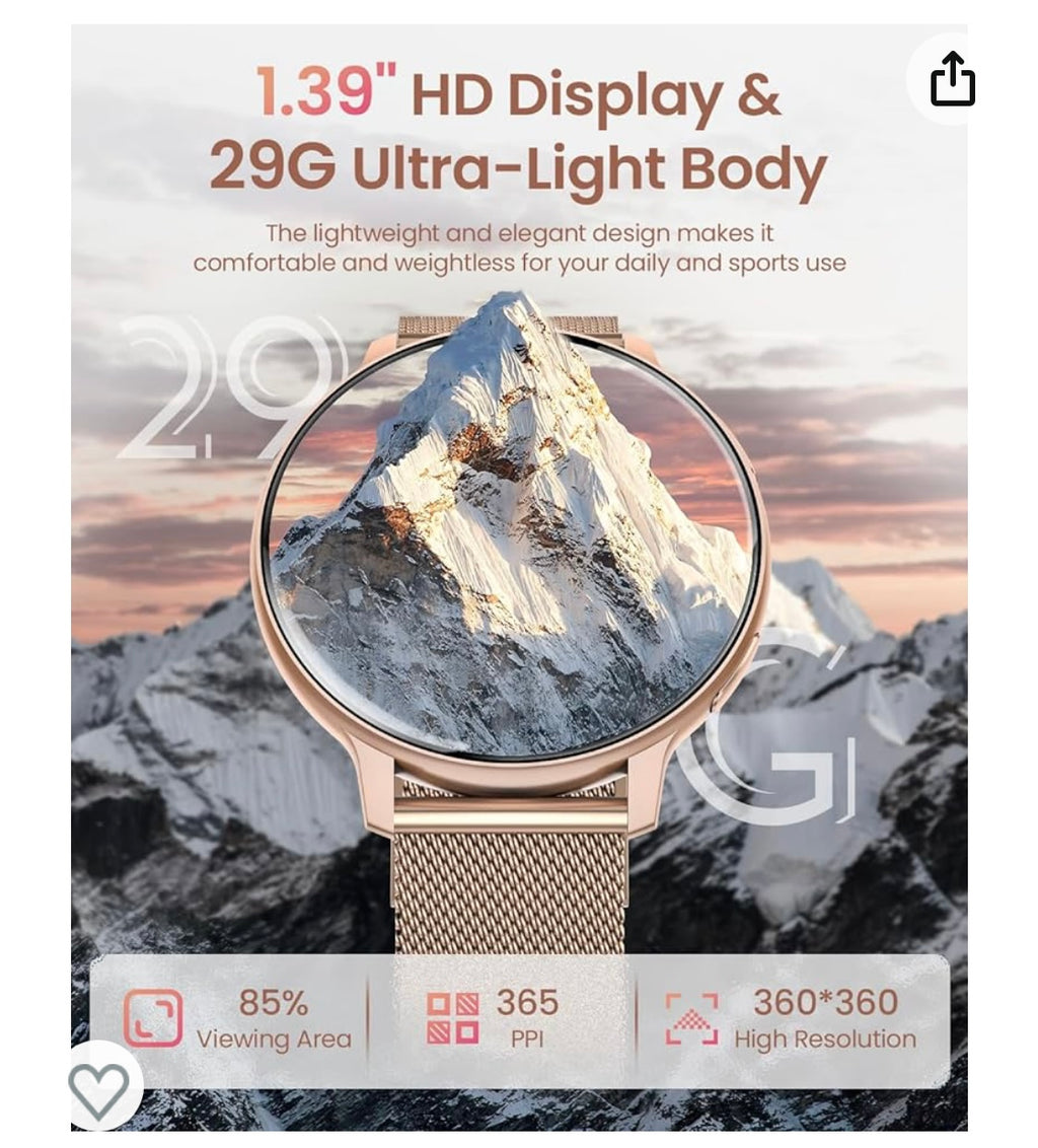 Montre Connectée Sport/Santé iOS/Androïd rose -20.000F