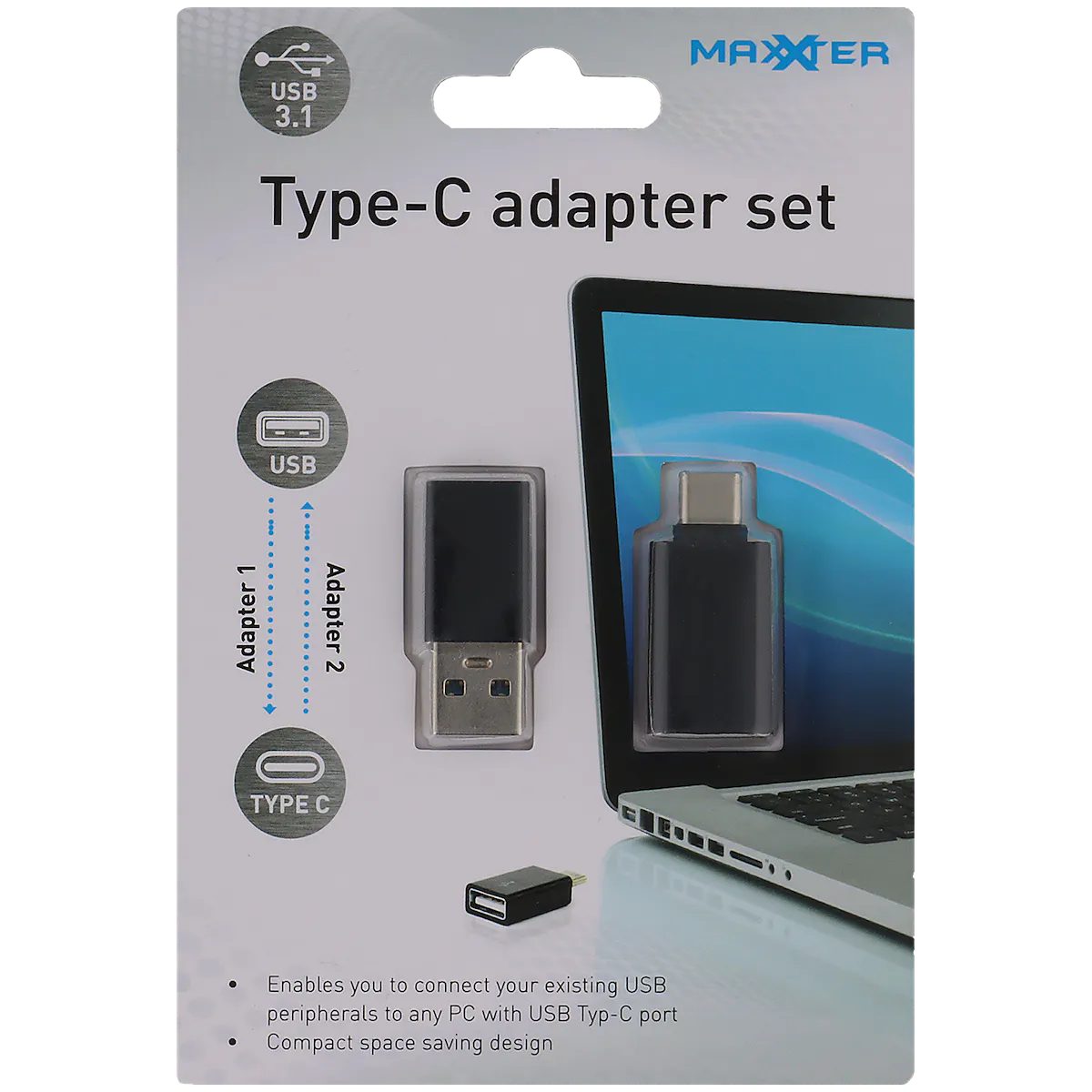 Kit Adaptateur USB <-> USB-C -2.500F