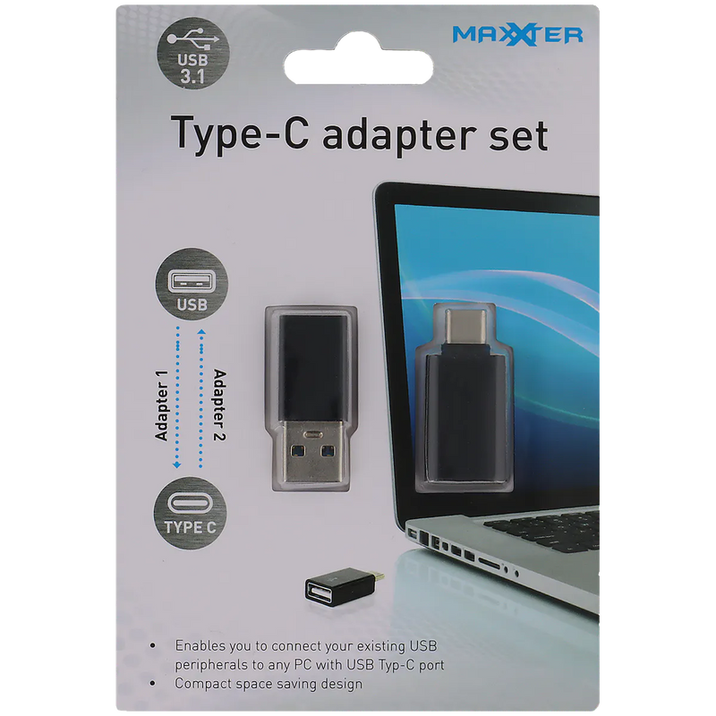 Kit Adaptateur USB <-> USB-C -2.500F