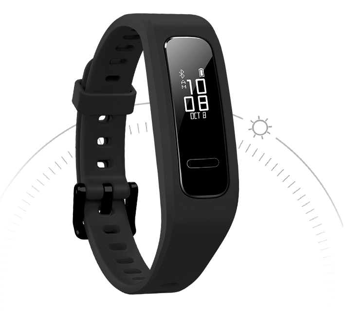 Montre connectée Sport/Santé Huawei band 4e iOS/Androïd noire -10.000F
