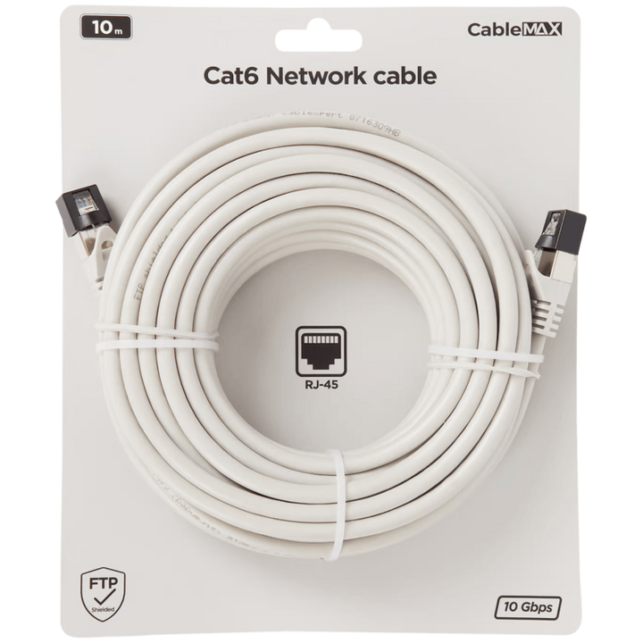 Cable ethernet CableMax 10 Gbit/s 10m – GEO Gabon Shop & Online