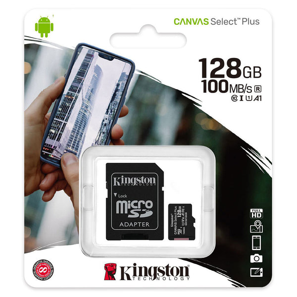 Carte Micro SDSC2 128 gb class 10 + Adapt SD -22%