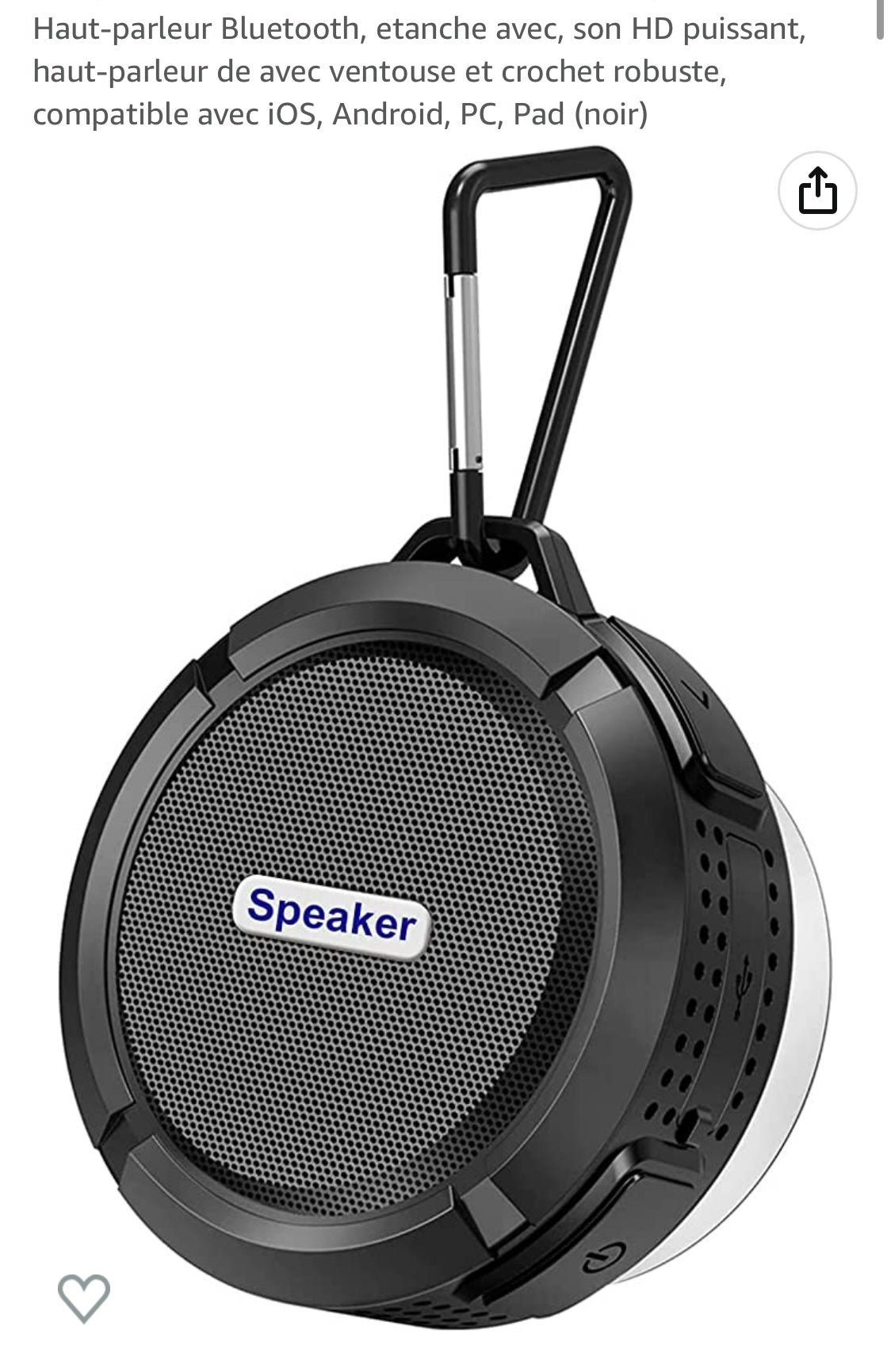 Enceinte Bluetooth 5.2 Etanche -5.000F