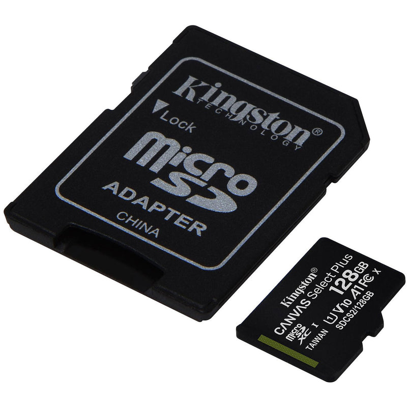 Carte Micro SDSC2 128 gb class 10 + Adapt SD -22%