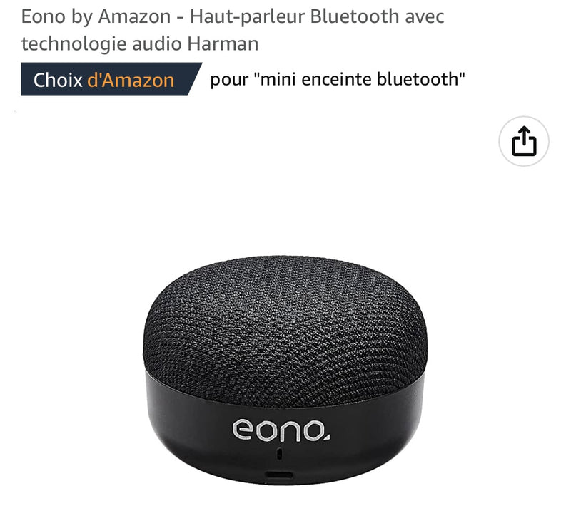 Enceinte EONO Bluetooth 5.0 (tech Harman Kardon) -3.000F