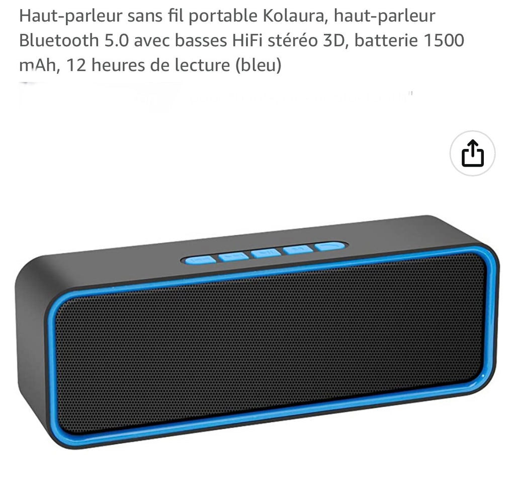Enceinte Bluetooth 5.0 -8.000F