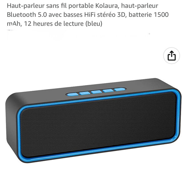 Enceinte Bluetooth 5.0 -8.000F