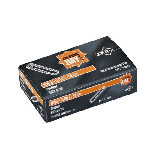 Trombones ondulés 50mm Bte de 100 -20% - GEO Gabon Shop Online 