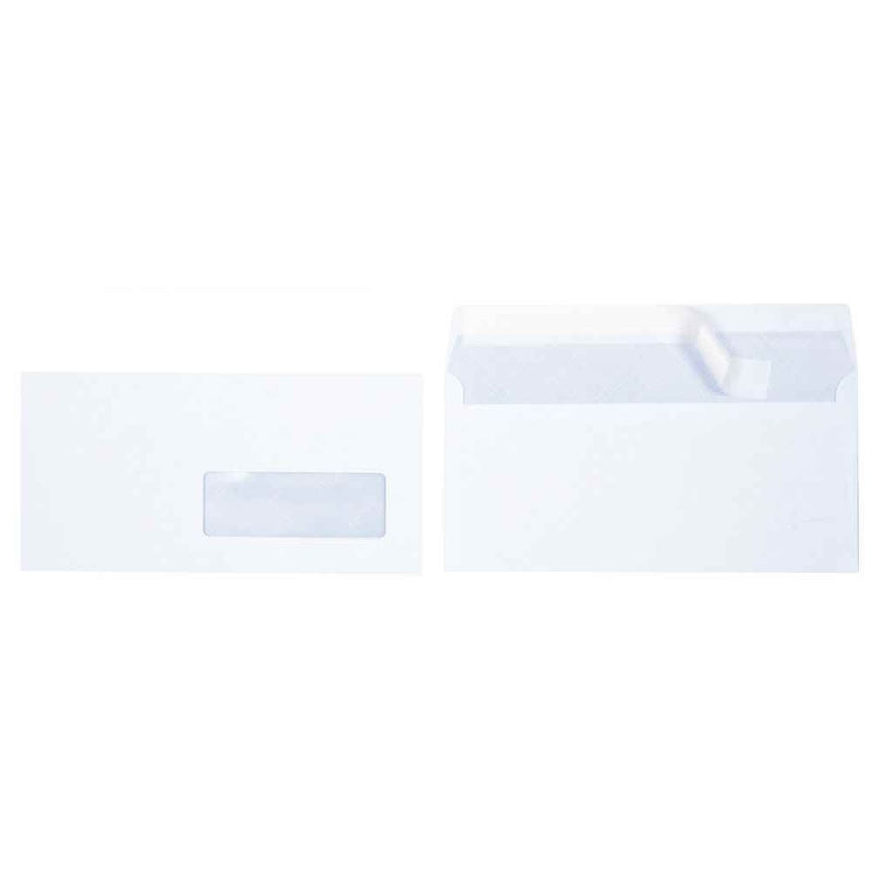 Enveloppe à fenêtre velin Blanc DL 110x220 mm -20% - GEO Gabon Shop Online 