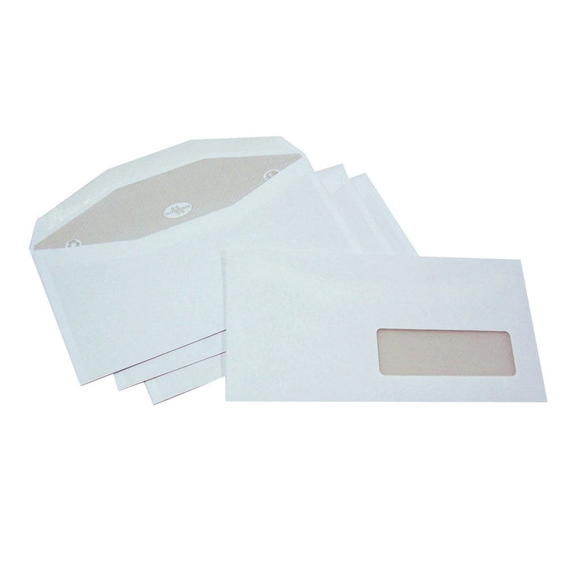 Enveloppes à fenêtre (35x100) velin blanc DL 114x229 (20) -33% - GEO Gabon Shop Online 