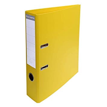 Classeur 2 anneaux à levier PVC A4 dos 50mm Jaune -10% - GEO Gabon Shop Online 