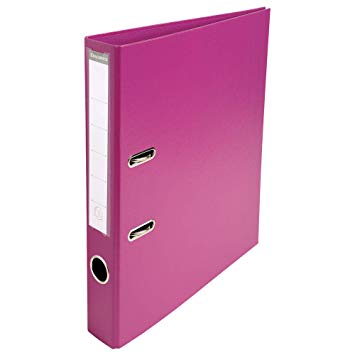 Classeur 2 anneaux à levier PVC A4 dos 50mm Fuchsia -10% - GEO Gabon Shop Online 