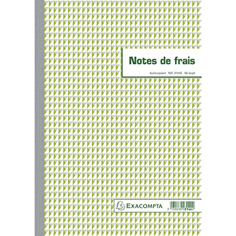 Manifold 50 Notes de Frais 29.7x21cm dupli autocopiants -20% - GEO Gabon Shop Online 