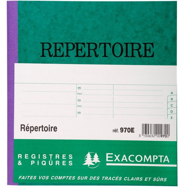 Registre répertoire téléphonique 21x19cm 80p -20% - GEO Gabon Shop Online 