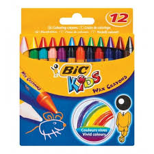 Crayons de coloriage à la cire KIDS étui de 12 -20% - GEO Gabon Shop Online 