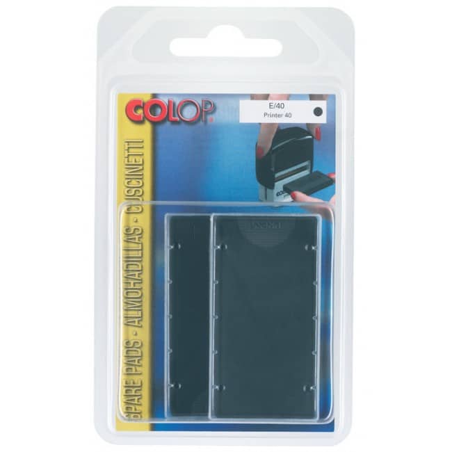 Tampon 2 Recharges E/40 Noir -25% - GEO Gabon Shop Online 