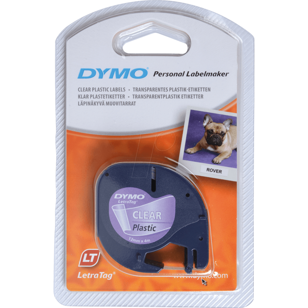 DYMO LT100H Rouleau Etiquettes Plast Transparent 12mm -20% - GEO Gabon Shop Online 
