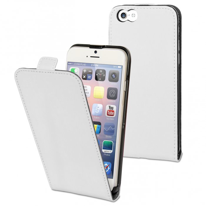 Etui/Rabat blanc IPhone 6/6S -Destockage !!! - GEO Gabon Shop Online 