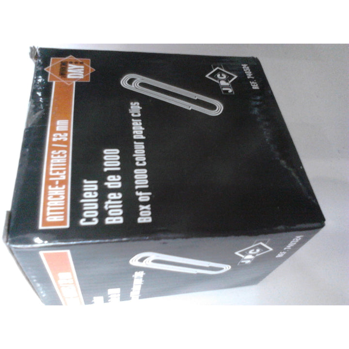 Trombones acier coul 32mm Bte de 1000 -20% - GEO Gabon Shop Online 