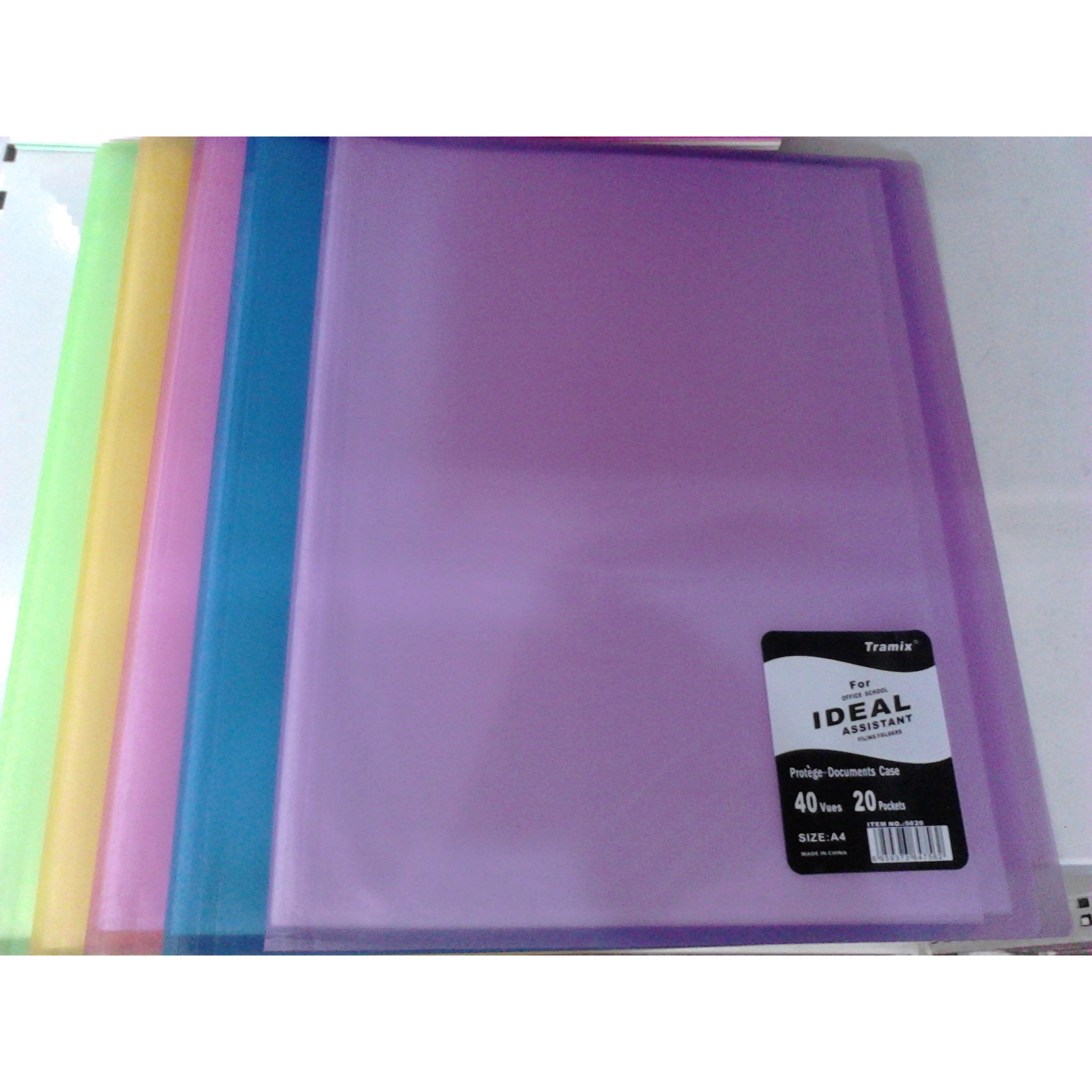 Porte-vues PP A4 40 vues -20% - GEO Gabon Shop Online 