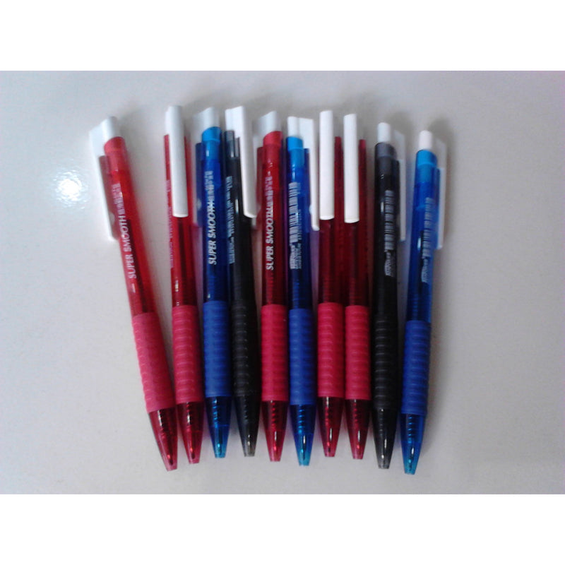 Stylo Roller medium 0.7 encres bleue/noire/rouge -20% - GEO Gabon Shop Online 