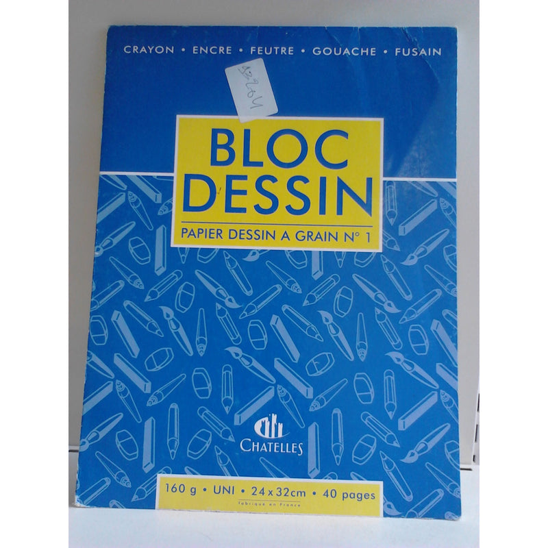 Bloc Dessin A4 maxi 24x32 40p 160g -20% - GEO Gabon Shop Online 
