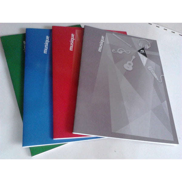 Cahier Musique 21x29.7  48p 90g -34% - GEO Gabon Shop Online 