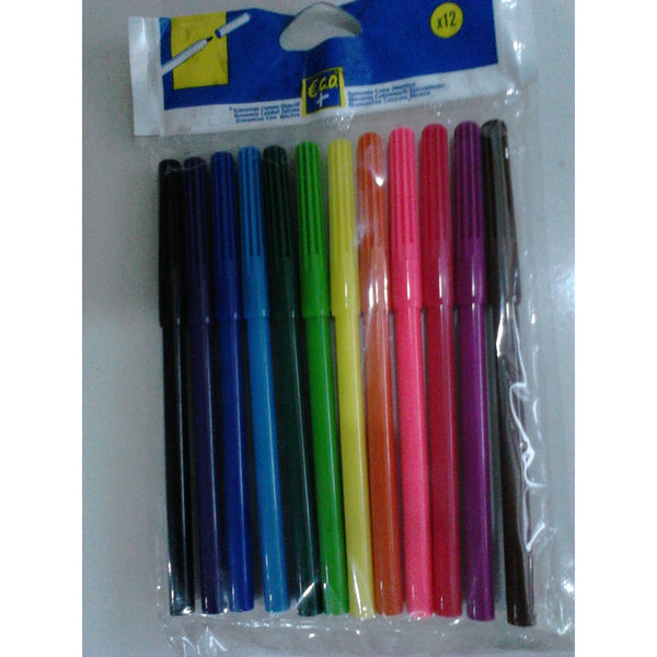 Feutres de coloriage ECO+ sachet de 12 -40% - GEO Gabon Shop Online 