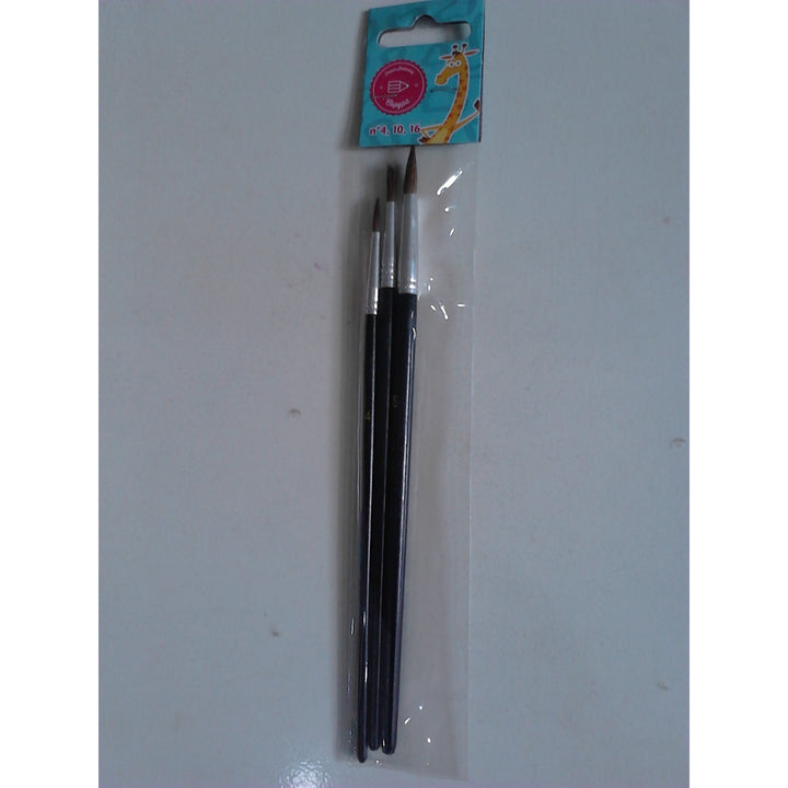 Pinceaux Ronds 4/10/16 set de 3 -20% - GEO Gabon Shop Online 