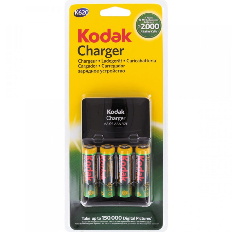 Chargeur 4 Piles Kodak K620E + 4 Piles Rech (2.000mAh) -30% - GEO Gabon Shop Online 