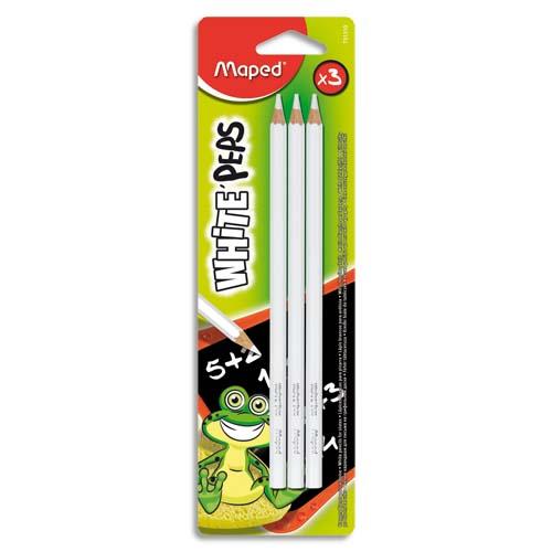 Ardoise Crayons blanc blister de 3 -30% - GEO Gabon Shop Online 