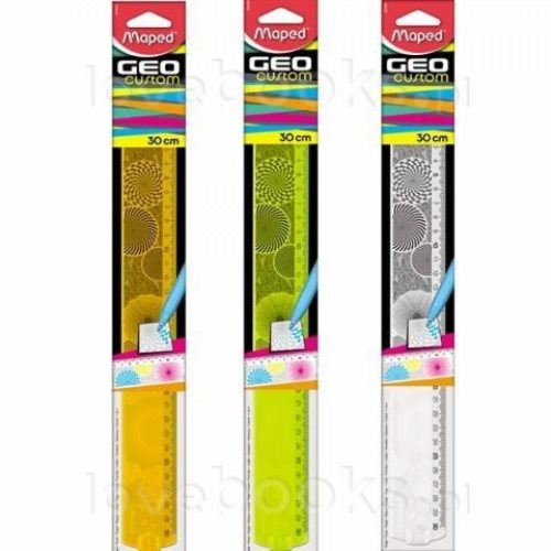 Règle plastique GEO Custom 30cm -20% - GEO Gabon Shop Online 