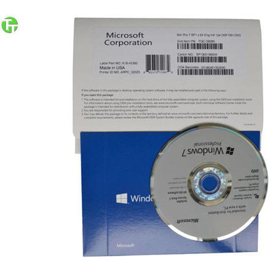 MICROSOFT Windows 7 Pro -50% - GEO Gabon Shop Online 