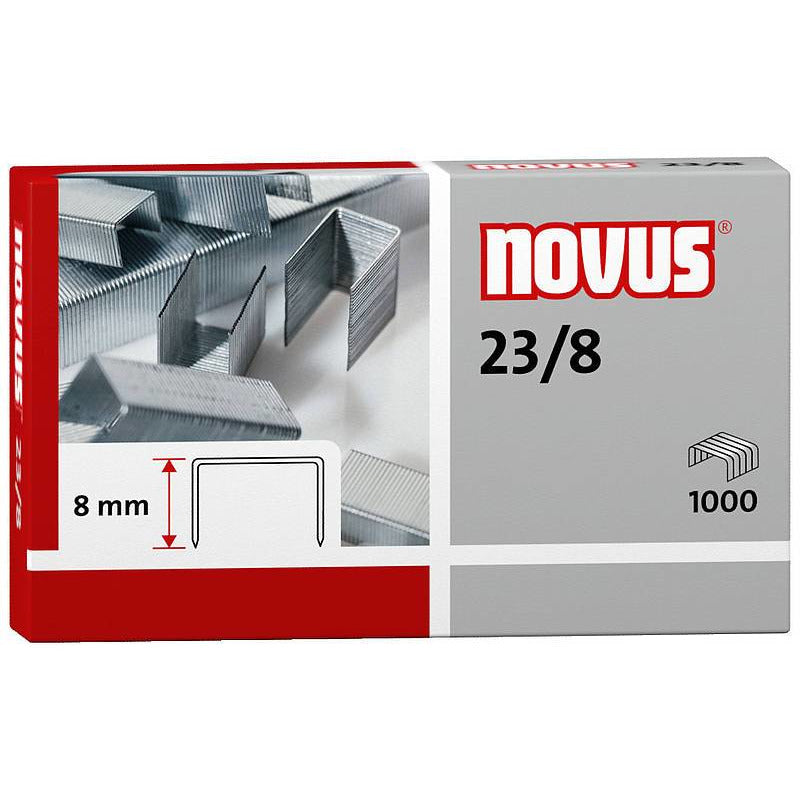Agrafes Novus 23/8 bte de 1.000 -33% - GEO Gabon Shop Online