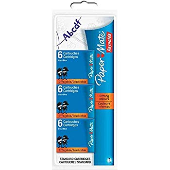 Cartouches encre bleu 3 étuis de 6 -40% - GEO Gabon Shop Online